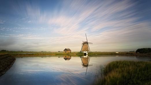 windmills and water